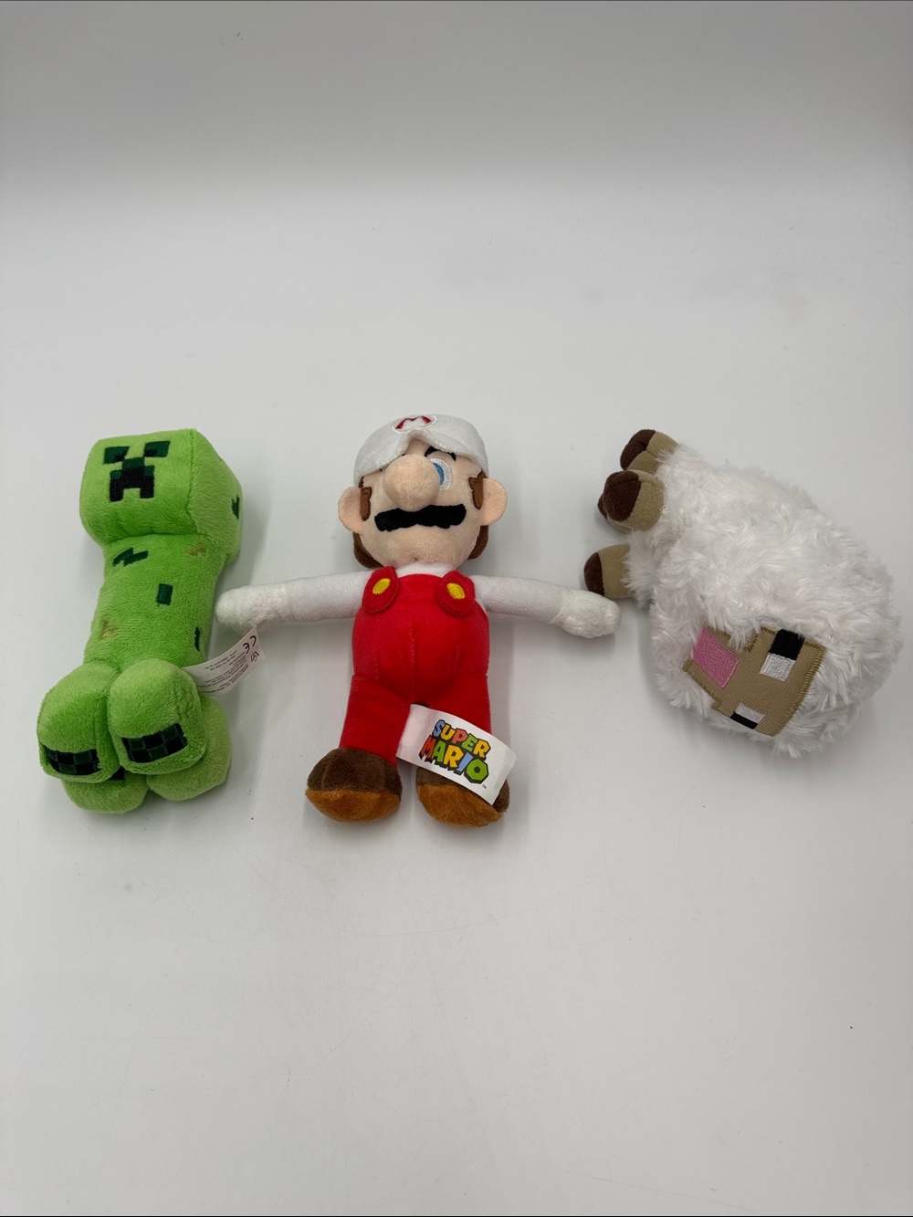 Nintendo Plush Mario in Red Overalls with White Cap